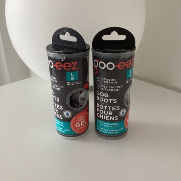 Goo-eez Dog Boots - Camo/Grey - Large - Set of 4 -  BNIP - Picture 5 of 5